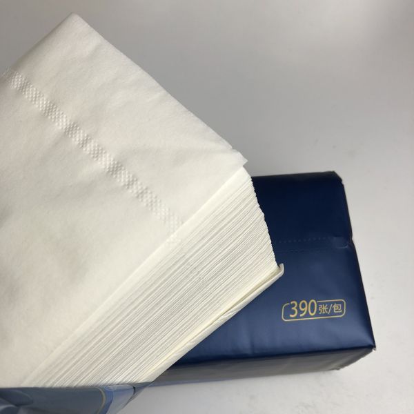 Facial Tissue B2c Custom Design 300 Sheets Organic Soft Pack Facial Tissue Paper