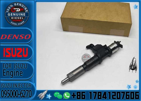 Injetor de combustível diesel injetor de carris comuns 095000-6300 095000-6270 1153004361 8-976102544 para KOMATSU