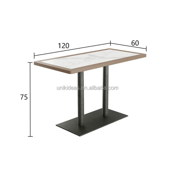 Hot Sale Custom Cafe Restaurant Furniture Table and Chair Set  Solid Wood Rattan Commercial Factory Direct