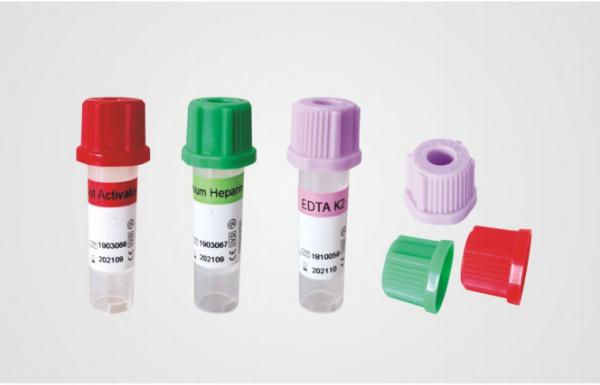 0.5ml Micro EDTA Tubes Red Green Purple Gel Clot Activator No Additive Heparin Tube