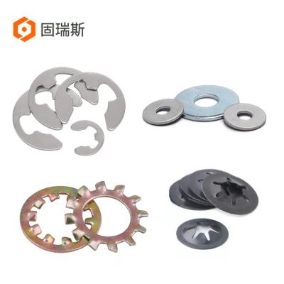 Stainless Steel Circlip Round Thin Spring Star Self Lock Flat Washer 6mm M8