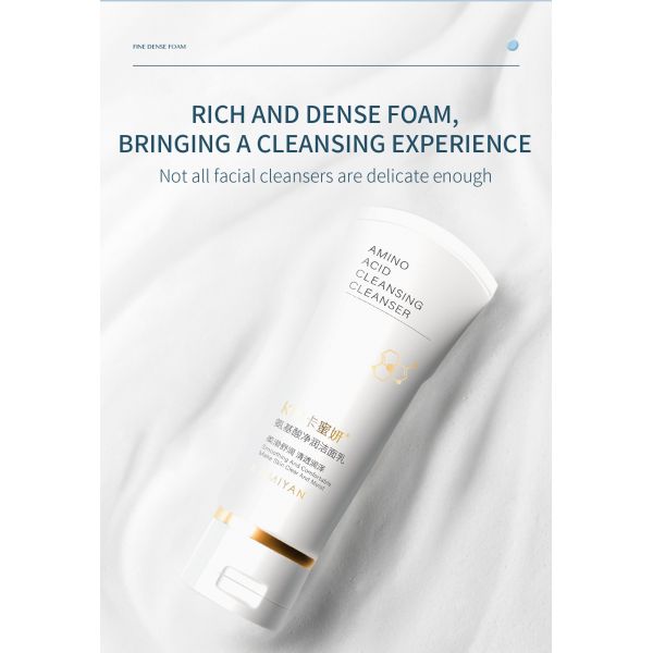 Natural Organic Foaming Face Wash Stock Vitamin C Anti-Aging Milk Lotion Deep Cleansing Clear Skin Brightening Facial Cleanser