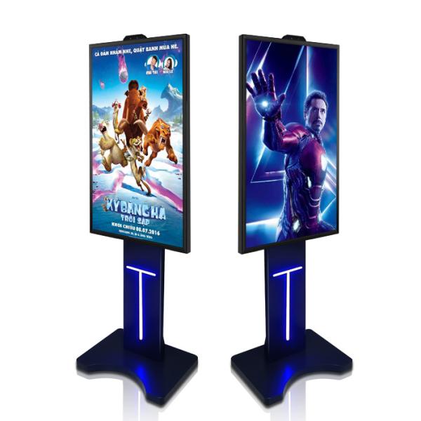 Floor Stand 55 Sunlight Visible LCD Screen Netwrok Update Semi Outdoor