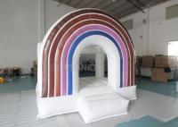 Casa inflable de la despedida del arco iris de Jumper Bouncer Wedding Castle BOHO del castillo de la despedida del niño de los niños de los niños