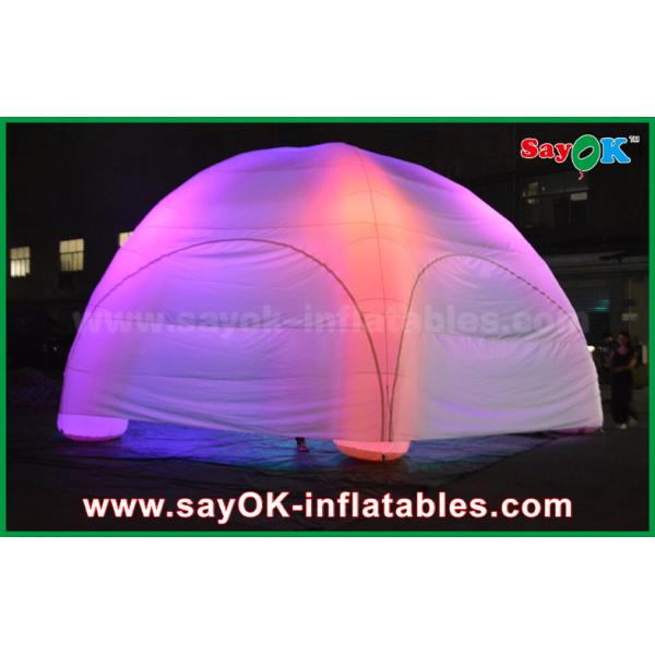 Jambes gonflables LED de la boîte de nuit 5 allumant la tente gonflable de dôme d'araignée gonflable avec le ventilateur de la CE/UL