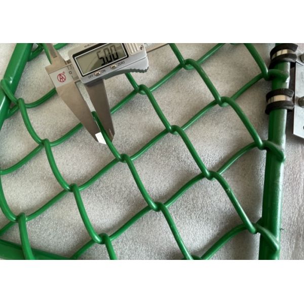 5mm Wire diameter Green Color PVC Coated Helideck Safety Mesh For Helideck safety use