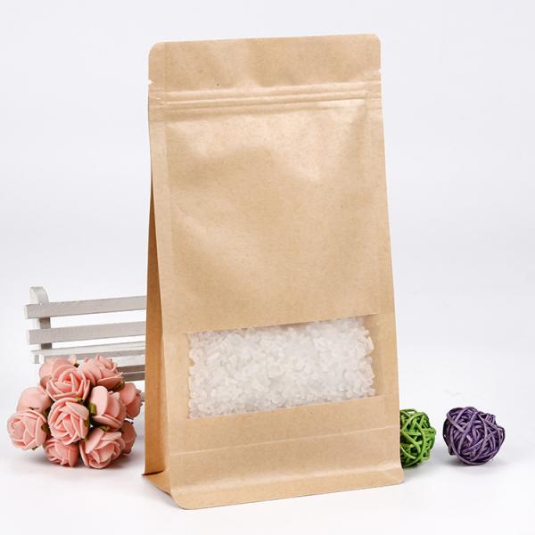 Snack Food Flat k 1500g Kraft Paper Pouches