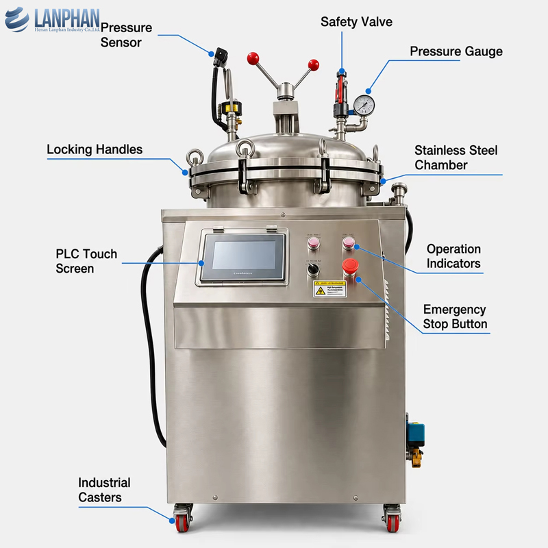 75/100/150L small Retort Food Machine Retort Canning Machine Autoclave Retort Sterilizer