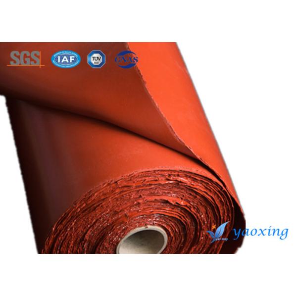 Anti - Corrosion Silicone Coated Fiberglass Fabric With Good Aging Resistant