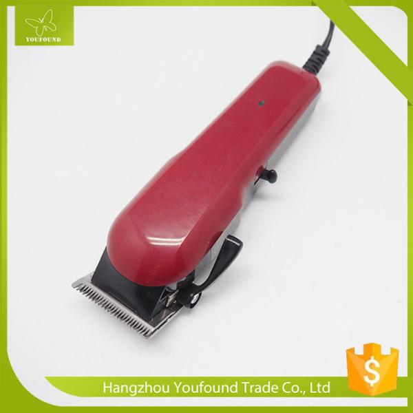 JW-2020 Red Popular Shap Cuttiing Machinery Cord Magic Clip Hair Clippers