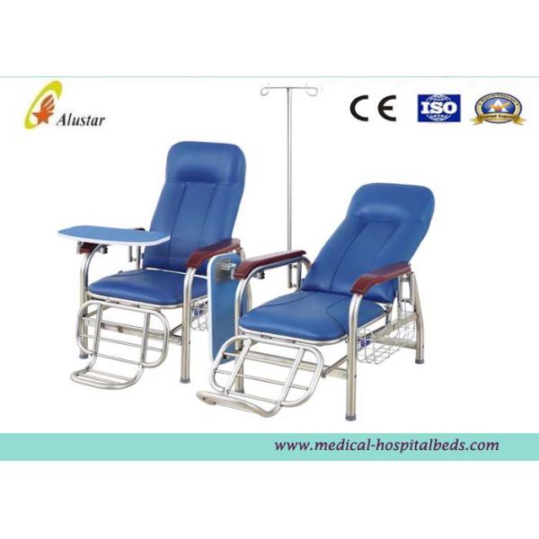 Genuine Leather Hospital Furniture Medical Chair For Patient Transfusion With Backrest Adjustable (ALS-C01)
