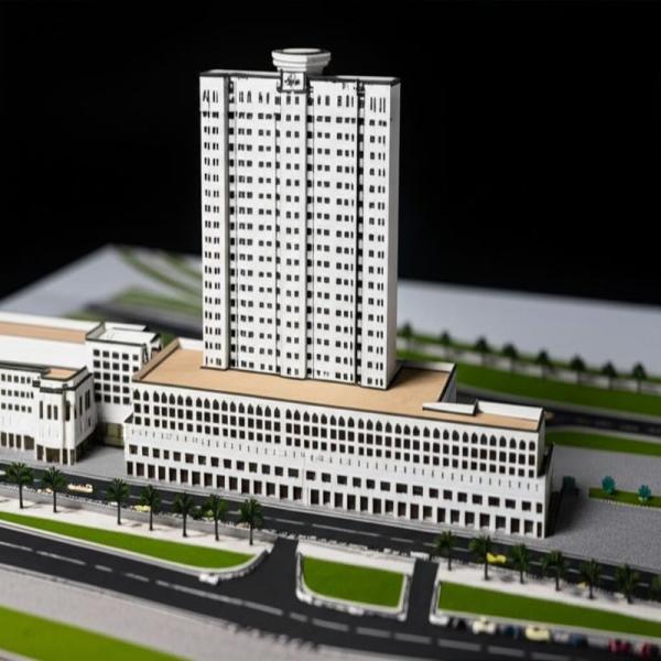 1/150 Scale Casablanca Finance City Miniature Building Model