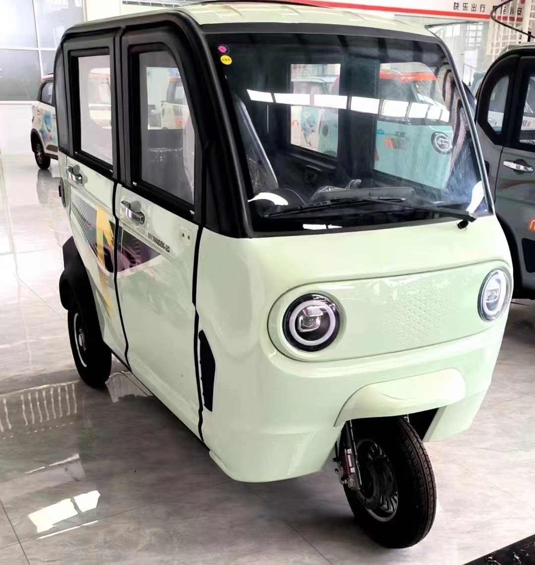 48V Voltage and 10-15° Grade Ability Hot Mini Electric Tricycle for Elderly Passenger