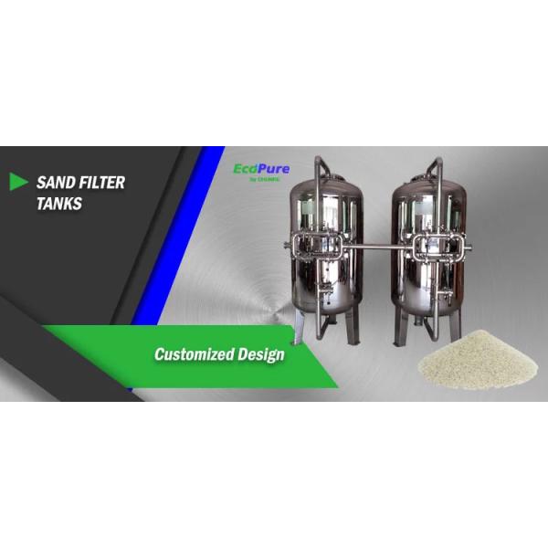 Фильтр Vessle корпуса фильтра углерода/песка для оборудования Pretreatment системы RO