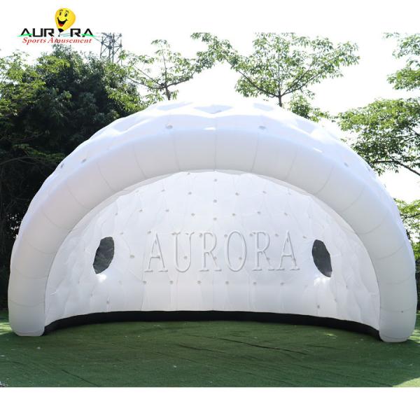 Large Events Camping Inflatable Club Tent , Blow Up Igloo Dome Tent Custom Color