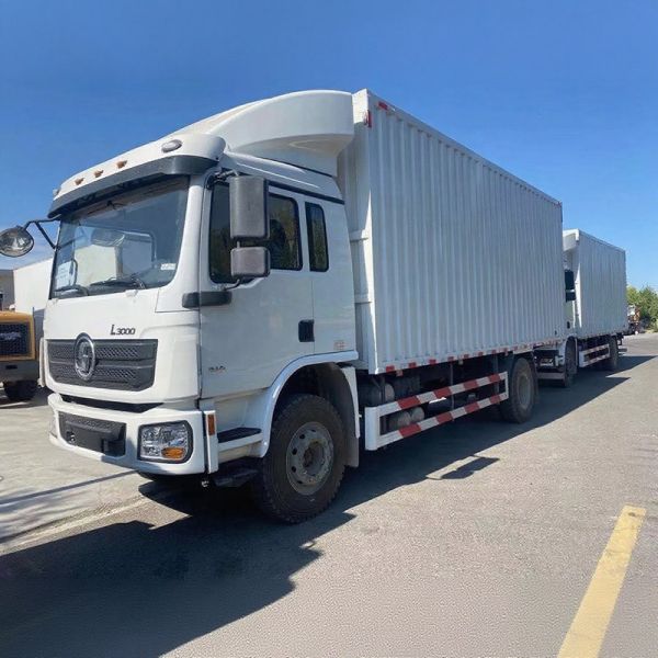 Shacman 10 Ton Box Truck Lorry Vehicles Single Bridge Automatic Box Cargo Truck