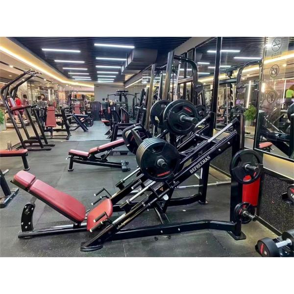 Medium Loader Plate Loaded Adjustable Leg Press Hack Squat Equipment 3000*1700*1600 mm