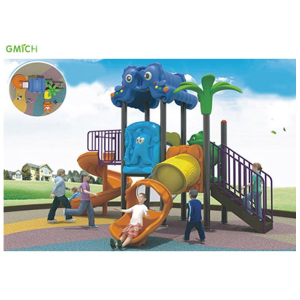 Durable Commercia Small Plastic Playset Compact Playsets Outdoor Anti Skid