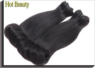 Fashion Egg Curl Remy Virgin Weft Hair Extensions For Silky No Chemical
