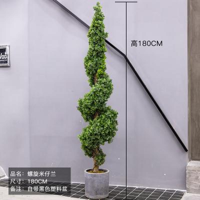 A prova de fogo S dá forma a plantas artificiais do buxo para a decoração