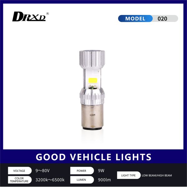 900LM Motorbike LED Bulb 9W Motorcycle Light Bulb 9V - 80V Smart Temperature Control