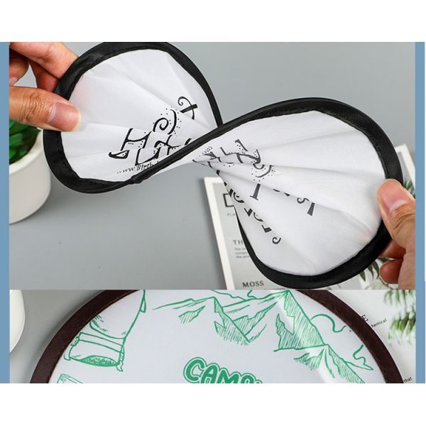 New Arrival Custom Foldable Nylon Flying Disc Folding Fan Flying Disc Fans Set