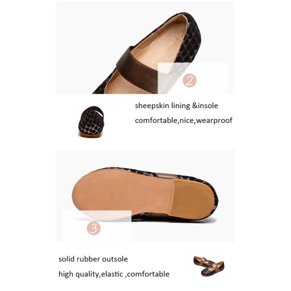 Rubber Outsole Deer Velvet Leather Baby Walking Shoes