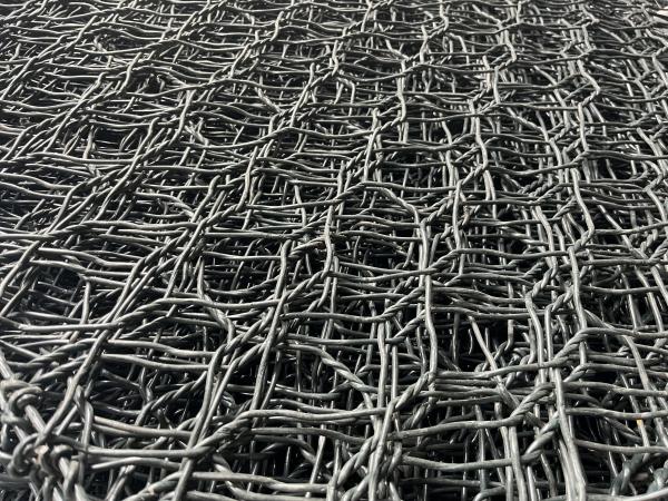 Cuadro de alambre galvanizado de gabión de 2 m de longitud tejido antiherrumbre