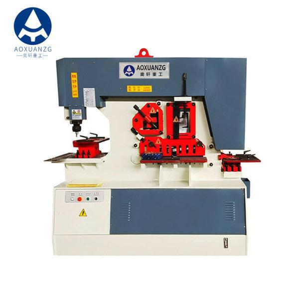 Equal Angle Steel Cutting Notching Machine 100T Hydraulic 20MM