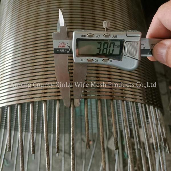 Ss304 316L 321 201 Water Well Screen Pipe With Johnson Wire Continuous Slot No Magnetic