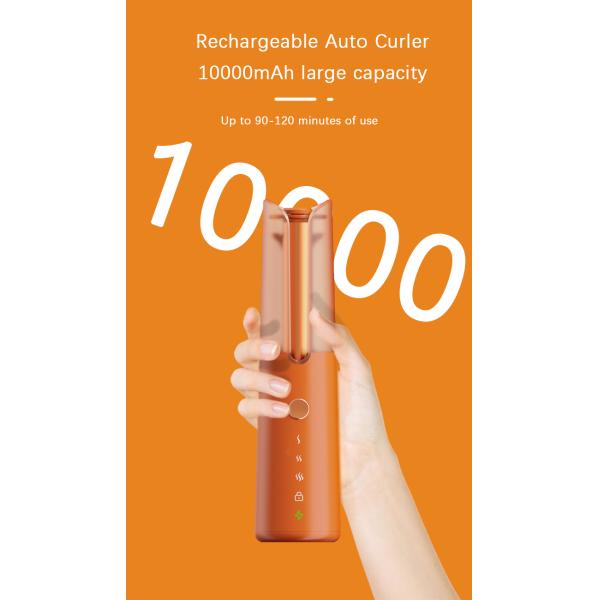 Hot selling wireless automatic hair curler automatic rotating rechargeable portable wireless hair curler auto hair curle