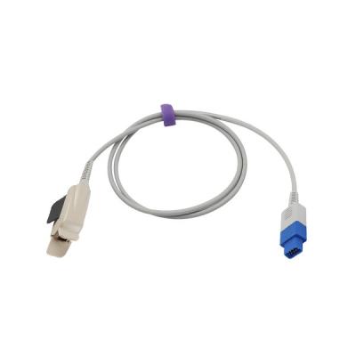 Precisão alta Comaptible GE Trusignal TS-F-D da ponta de prova do sensor do conector Spo2 de DB9 9P
