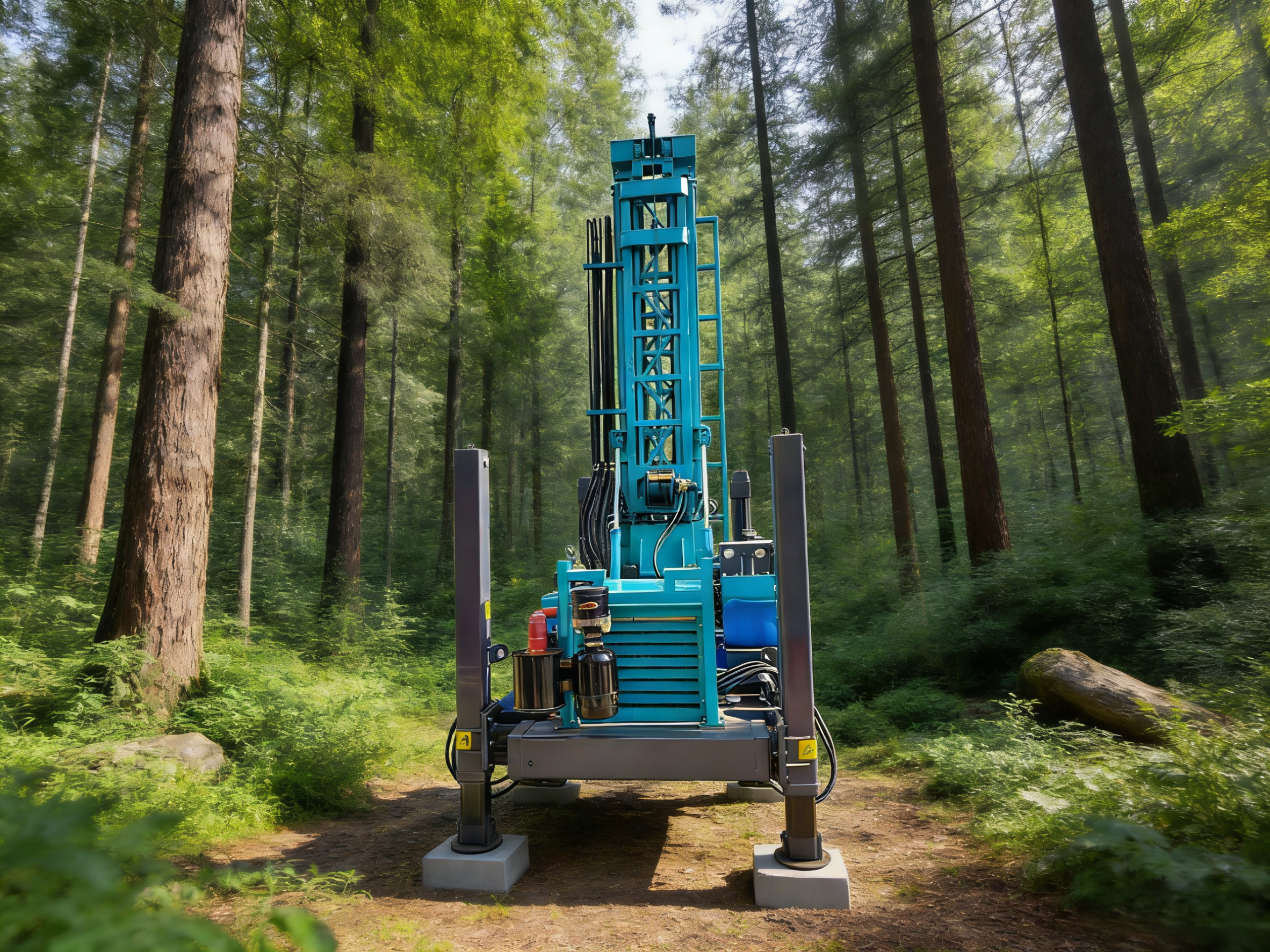 260m Deep / 73KW Drilling Rig for Geothermal / Civil Drilling Southeast Asia