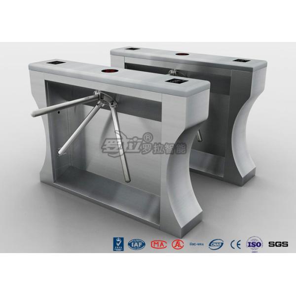 半自動RFIDの三脚の防犯ゲートはステンレス鋼を有頂点にする