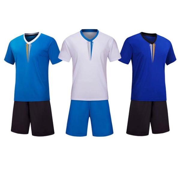 Формы футбола молодости рукава светлой доски короткие для школьников