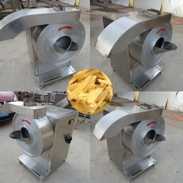 Máquina de corte de batatas de alta produtividade de 1,1 kW para cortar batatas fritas