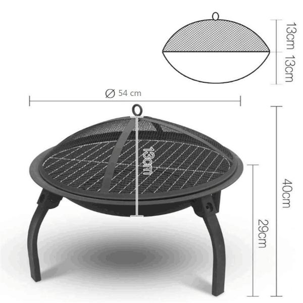 Amazon wood burning fire pit bowl charcoal patio bbq range hood outdoor