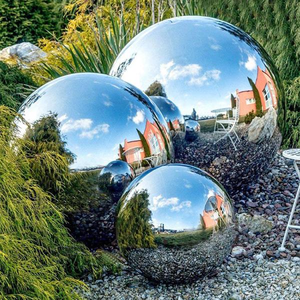 Outdoor  Ball Shape Metal Ball Garden Sculpture OEM ODM Welcome