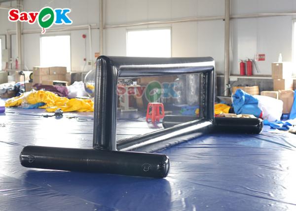 la piscine de volleyball de 4x2x1.5m Inflable flotte avec le jouet net de partie de l'eau