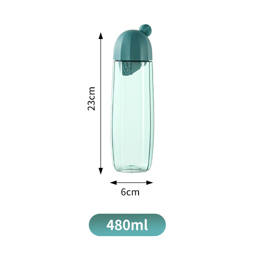 Students Outdoor Portable Kettle with Tea Separator and Customized Color Plastic Cup