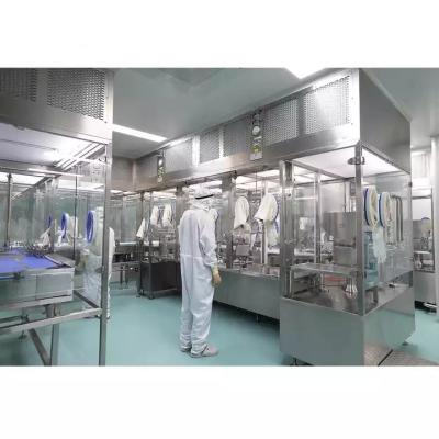 High Speed Injectable Vial Bottle Washing Drying Filling Stoppering Capping Production Line
