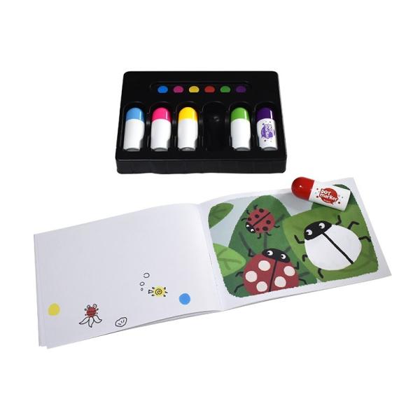 Children Drawing Kids Art Set Water Color Dot Painting Set With Dot Book