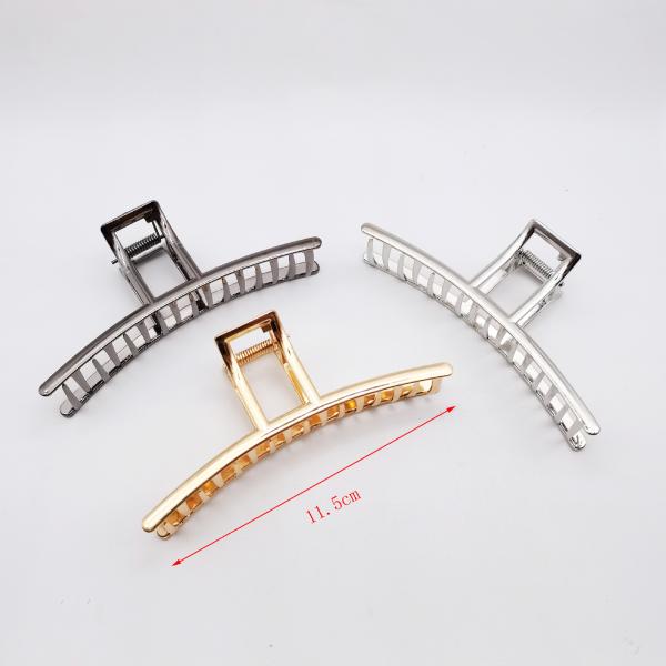 Alloy Big Large Metal Claw Hair Clips Gold Silver Gun Black 11.5cm