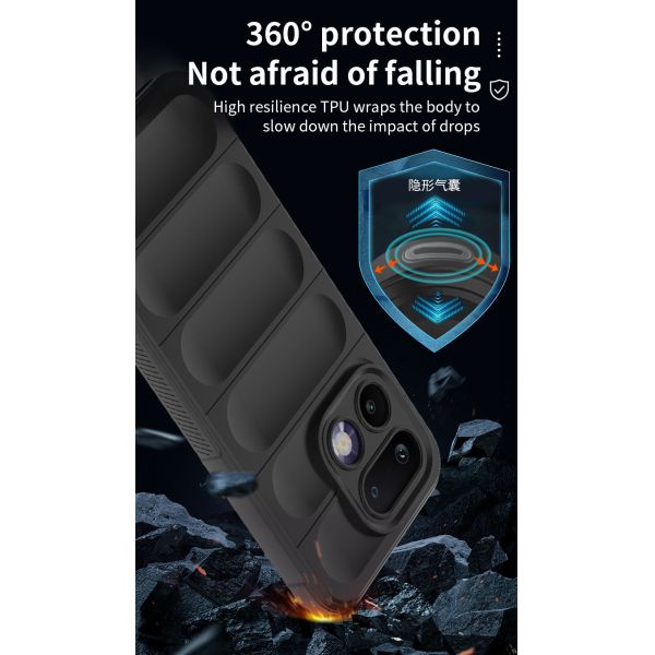 REALME 16pro 5G/16pro+ 5G, Silicone Case, Precision Hole Lens Full Cover ,Soft Shell Protective Case, Solid Color