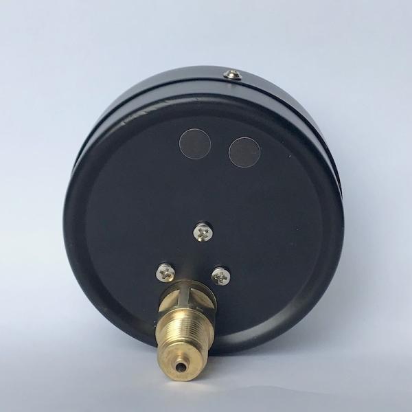 100mm Painted Steel Case 16 bar KL 1.0 Lower Back Mounting Utility Pressure Gauge