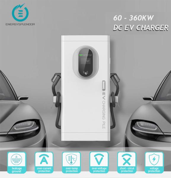 OCPP1.6j Ethernet 4G WiFi 240kW Fast DC Charging Station CCS2 Connectors