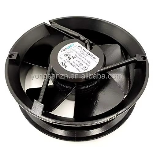 High Temperature Resistant Inverter Cooling Fan Ebm-papst W2E143-AB09-06 172*51mm 230V 24/30W Axial Fan
