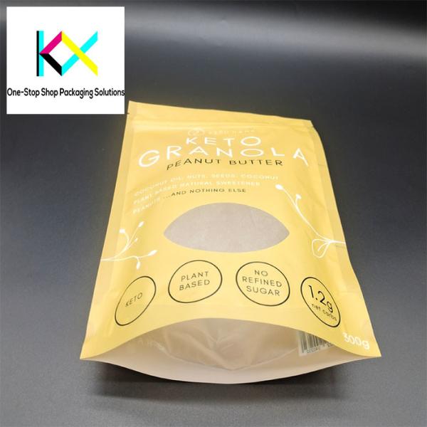 Customizable Plastic Pouch Food Packaging with Rotogravure Printing