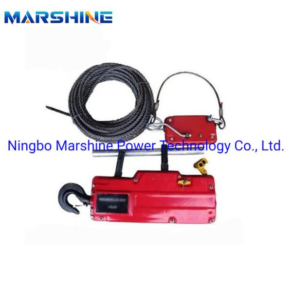 Small Portable Lift Hand Cranked Rope Snatch Block Tackle Tightener Double Pulley