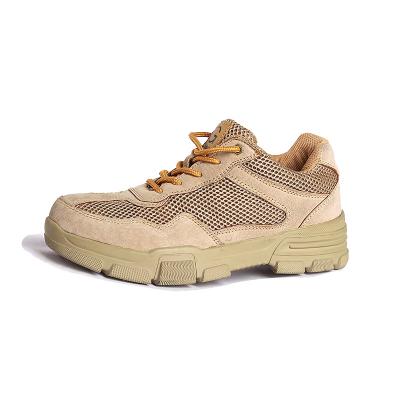Chaussures de travail de sécurité de sport en cuir à coupe basse Shengjie Anti-écrasement Anti-poignardant Chaussures de sécurité résistantes à l'usure